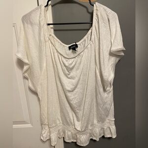 Paper White Alyx Dress Top Size XL